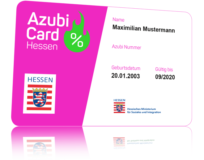 AzubiCard Hessen - analoge Karte